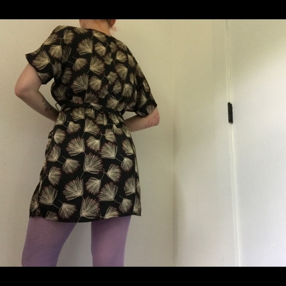 Forever 21 Shoulder Slit Black Mini Dress - Picture 6 of 14